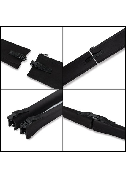 4 Pack Kablo Yönetimi Organizatör Neopren Kordon Tel Kapak Sleeve Toka 20 '' (Yurt Dışından) indirimleri