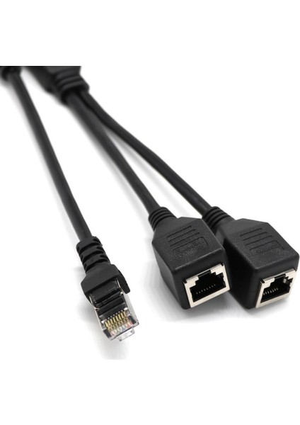 Cat6 7 Ethernet Kablosu Lan Bağlantı Noktası 1 - 2 Soket Ayırıcı Bağlantı Adaptörü (Yurt Dışından) modelleri