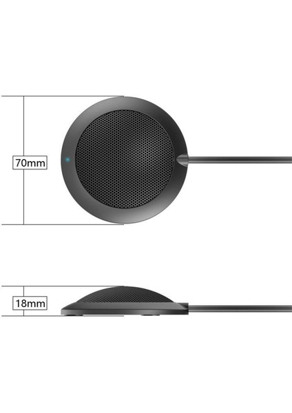 Omnı-Directional 360 ° Masaüstü Konferansı Için Konferans Mikrofon USB (Yurt Dışından)