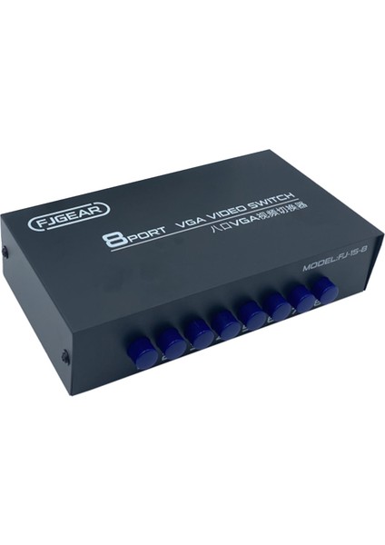 8 Port VGA Manuel Anahtarı Kutusu Paylaşımı (8 VGA Out / 1 Vga) Yukarı Tp 1920X1440 (Yurt Dışından)