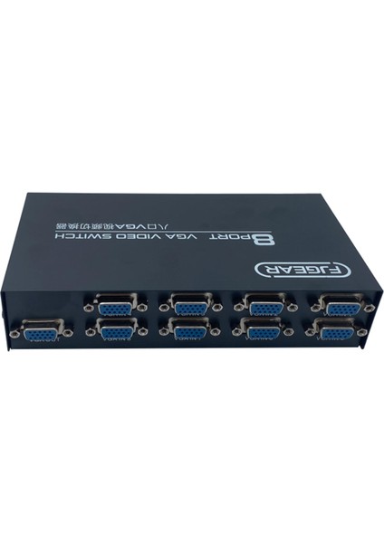 8 Port VGA Manuel Anahtarı Kutusu Paylaşımı (8 VGA Out / 1 Vga) Yukarı Tp 1920X1440 (Yurt Dışından)