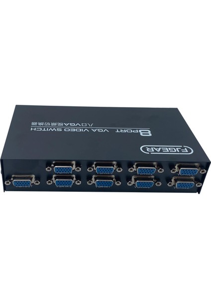 8 Port VGA Manuel Anahtarı Kutusu Paylaşımı (8 VGA Out / 1 Vga) Yukarı Tp 1920X1440 (Yurt Dışından)