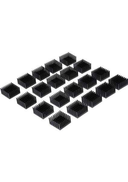 Premium 20 Adet Alüminyum Soğutucu Soğutma Kurulu 28X28X15MM Iletken Radyatör (Yurt Dışından)