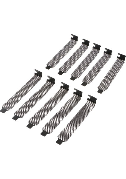 10X Pc Metal Pcı Yuvası Arka Plaka Kapak Toz Filtresi Kılıfı Blackplate Genişletme (Yurt Dışından)