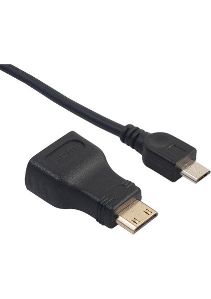 Ahududu Pi Sıfır Kiti Mini HDMI HDMI Adaptörü + Mikro USB Kablosu + Gpıo Başlık (Yurt Dışından) fırsatları
