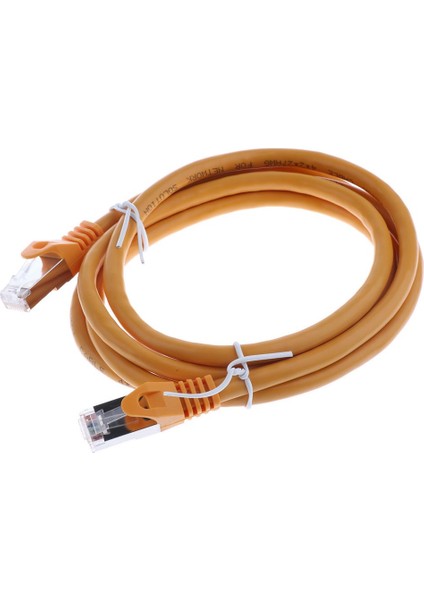 CAT6A Snagless Korumalı (Sstp / Sftp) Ethernet Yama Kablosu Lan Ağı 1.5m (Yurt Dışından)
