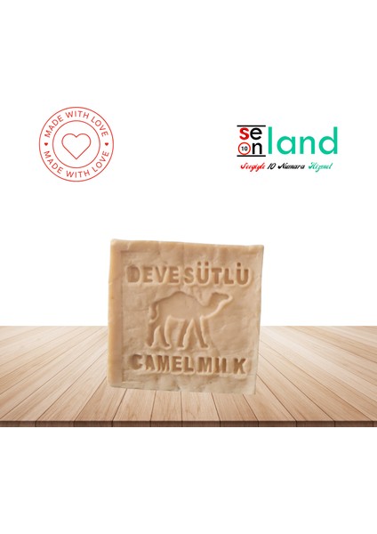 Doğal Deve Sütü Sabunu 120 gr + ( Zengin C Vitamini ve Demir Içeriği Antiaging Sabunu ) indirimleri