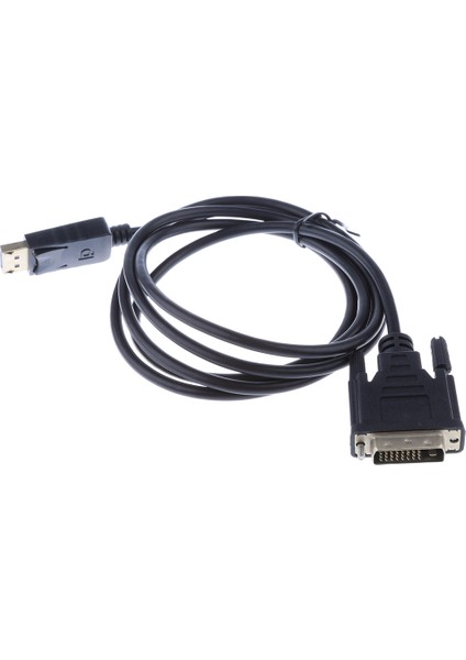 1.8m / 6ft Dp DVI Kablo Altın Kaplama 1080P Displayport Dp VGA Adaptörü (Yurt Dışından)