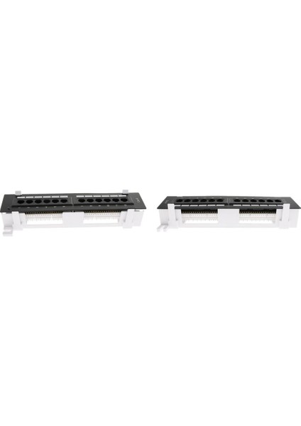 2 Parça Utp Keystone Jack 12 Port Patchanel/patch Panel 10 "montaj (Yurt Dışından)