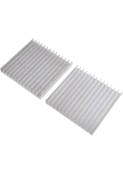 2 Adet Alüminyum Isı Lavabo Soğutma Fin 100 * 101 * 12MM Cpu LED Güç Amplifikatörü Için (Yurt Dışından)