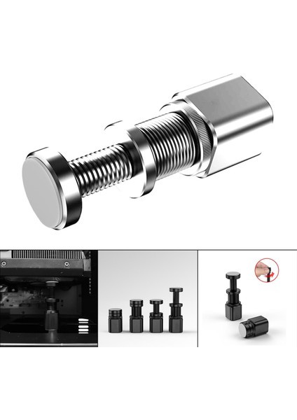 Vc-20 Mini Braketi Grafik Kartı Desteği Matks Masaüstü Gümüş Için Manyetik Gpu Standı (Yurt Dışından)