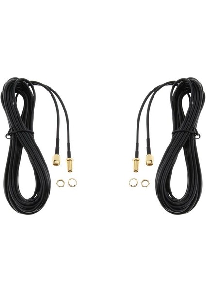 Wlan Yönlendirici Ağ Kartı Için 2 Pack Konnektör Uzatma Kablosu (Yurt Dışından)