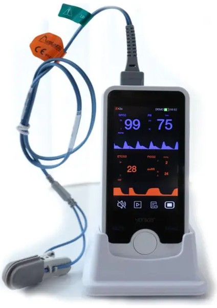Taşınabilir El Tipi El Tipi Pulse Oksimetre Cihazı Dokunmatik Spo2 Yonker E4