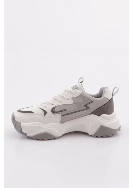 65100-22Y Kadin Bağcikli Kalin Taban Sneakers Ayakkabi modelleri