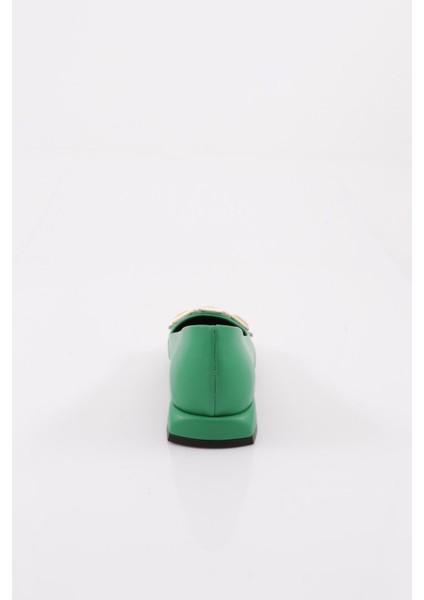 2805 Kadin Sivri Burun Silver Taş Metal Tokali Babet fırsatları