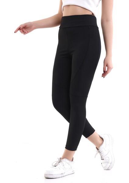 Kadın Siyah Yüksek Bel Toparlayıcı Dayanıklı Tayt modelleri