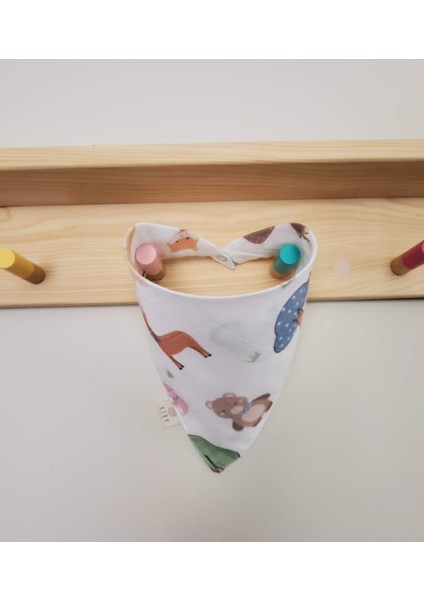 Organik Pamuk Müslin Fular Önlük-Animal fiyatları