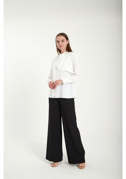 Kadın Fularlı Yaka Gömlek fiyatları