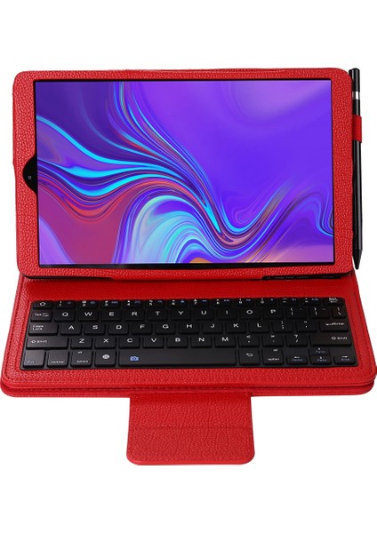 Galaxy Tab A 10.1 (2019) Için Darbeye Dayanıklı Tablet Kılıfı - Kırmızı (Yurt Dışından)