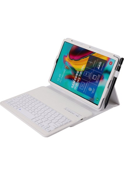 Galaxy Tab S6 Lite 10.4 P610 & P615 (2020) / Tab S5E / T720 Için Darbeye Dayanıklı Tablet Kılıfı - Beyaz (Yurt Dışından)