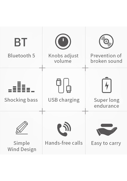 Mini Taşınabilir Bluetooth Hoparlör - Yeşil (Yurt Dışından)