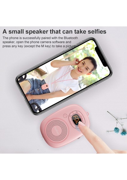 Mini Taşınabilir Bluetooth Hoparlör - Mavi (Yurt Dışından)