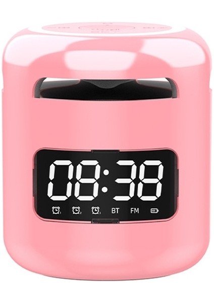 Mini Taşınabilir Bluetooth Hoparlör - Pembe (Yurt Dışından)