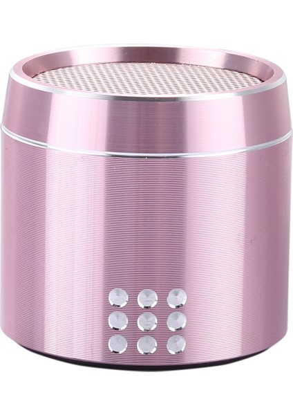 Mini Taşınabilir Bluetooth Hoparlör - Pembe (Yurt Dışından)