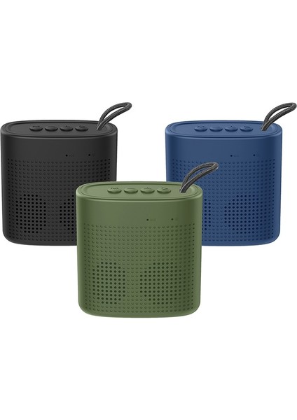 Mini Taşınabilir Bluetooth Hoparlör - Mavi (Yurt Dışından)