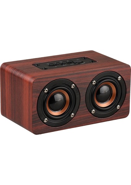 Mini Taşınabilir Bluetooth Hoparlör - Koyu Kahverengi (Yurt Dışından)