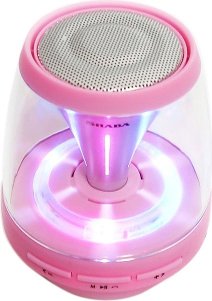 Mini Taşınabilir Bluetooth Hoparlör - Pembe (Yurt Dışından)
