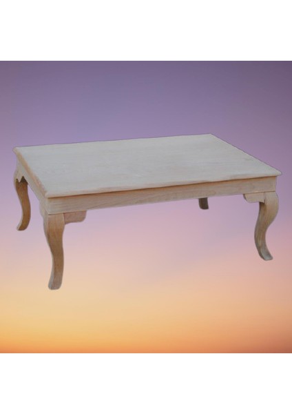 Orta Sehpa Lükens Aslan Model Kayın Torna Kulak Ayak ve Natüre Kaplama Ham Ürün Kutuda Sevk El Yapım fırsatları