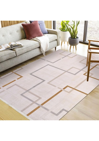 Çam Halı Crea Plus Karen 6460 Modern Desenli Makine Halısı
