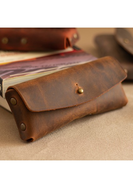 Kişiye İsme Özel Hera Deri Gözlük Kılıfı fırsatları