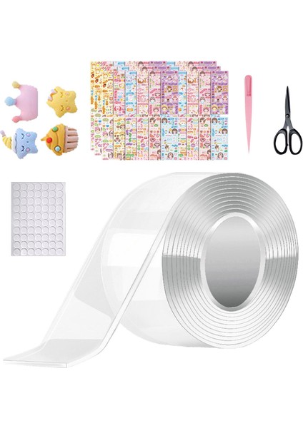 Darbe Bubble Çift Taraflı Bant Diy El Sanatları Çok Amaçlı Yaratıcı Yapışkan Bant Tarzı E (Yurt Dışından)