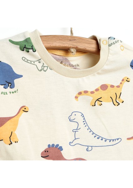 Dino Party Tshirt-Şort Erkek Bebek