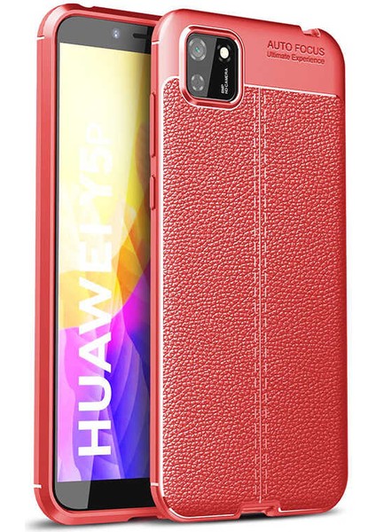 Huawei Y5P Kılıf Deri Görünümlü Renk Atmayan Dayanaklı Silikon Kapak (Niss) fiyatları