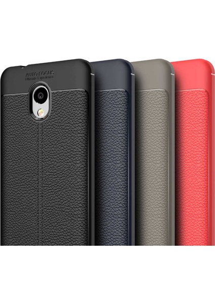 Meizu M5S Kılıf Deri Görünümlü Renk Atmayan Dayanaklı Silikon Kapak (Niss) modelleri