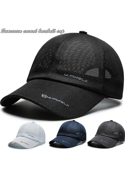 Danxin Store Peaked Cap Şapka Erkek Örgü Şapkalar Ilkbahar ve Sonbahar Güneşlik Yaz Güneş Koruyucu Beyzbol Şapkası Kadın Şapka (Yurt Dışından)