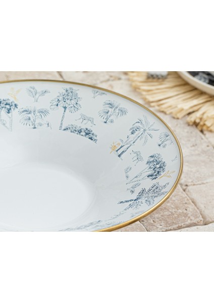 Toile Botanical Emaye Meyvelik 32 cm Koyu Mavi-Beyaz modelleri
