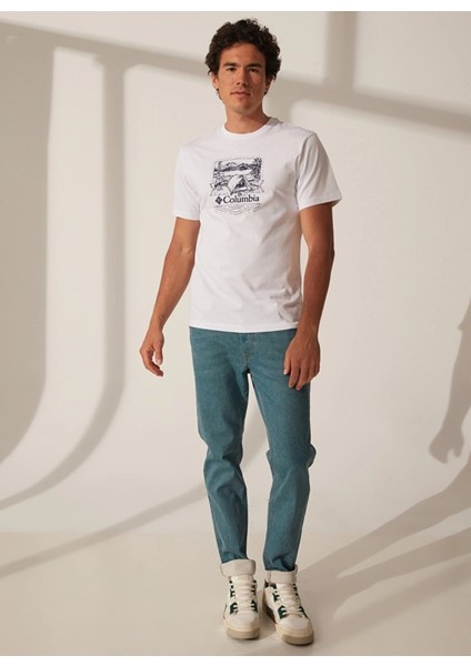 Csc M Lakeside Badge Ss Tee Erkek Kısa Kollu Tişört CS0232-100