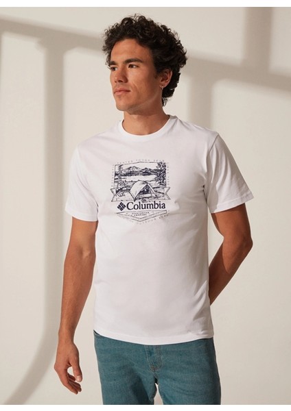 Csc M Lakeside Badge Ss Tee Erkek Kısa Kollu Tişört CS0232-100