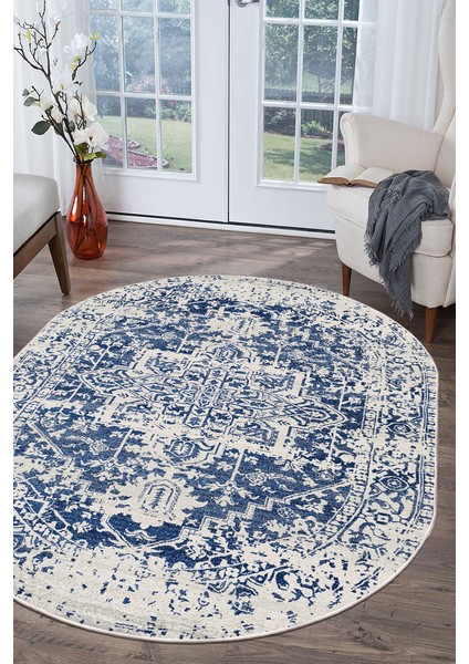 Makine Dokuması Pamuklu Dokuma ve Kaymaz Taban, Şönil , Yüksek Kalite, Uzun Ömürlü ,ince Yıkanabilir ,dekoratif Modern Oval Oda Halısı,kilim