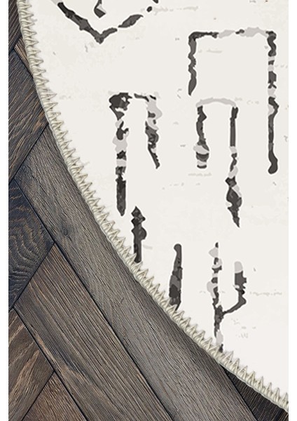 Makine Dokuması Pamuklu Dokuma ve Kaymaz Taban, Şönil , Yüksek Kalite, Uzun Ömürlü ,ince Yıkanabilir ,dekoratif Modern Yuvarlak Oda Halısı,kilim