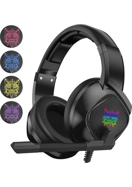 Onikuma K19 Profesyonel Headset Gaming Gamer Oyuncu Kulaklığı Mikrofonlu Kulaklık - Aux