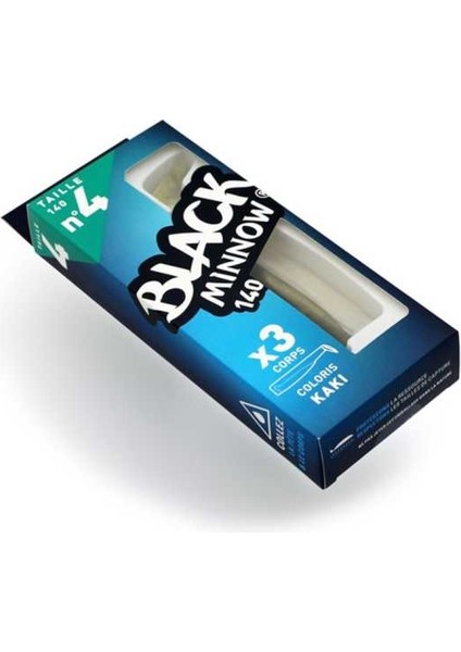 Black Minnow BM140/4 BM033 3 Adet Govde - Kaki