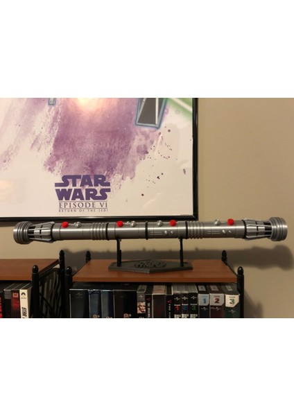Darth Maul'un Işın Kılıcı Kabzası Star Wars (Standlı)