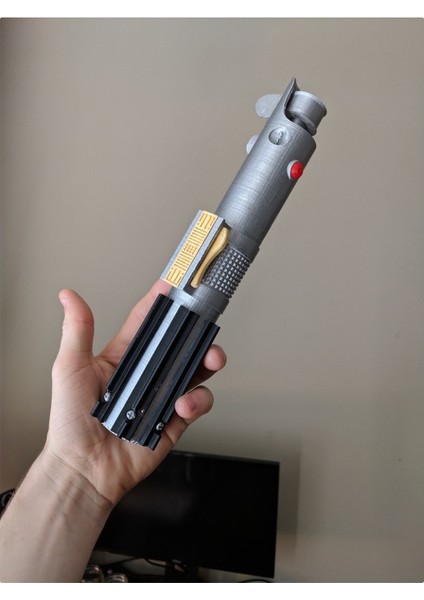 Anakin Skywalker'in Işın Kılıcı Kabzası Star Wars (Standlı)