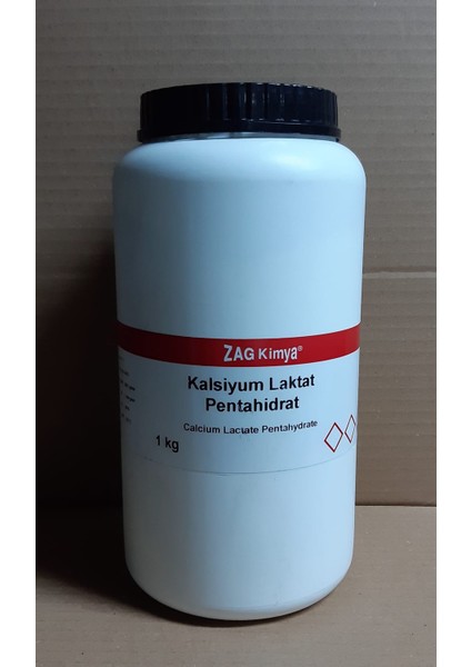 Kalsiyum Laktat Pentahidrat Food Grade - 1 kg