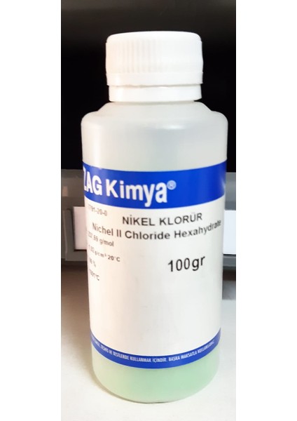 Nikel Klorür Hekzahidrat %99 Chem Pure - 100 gr